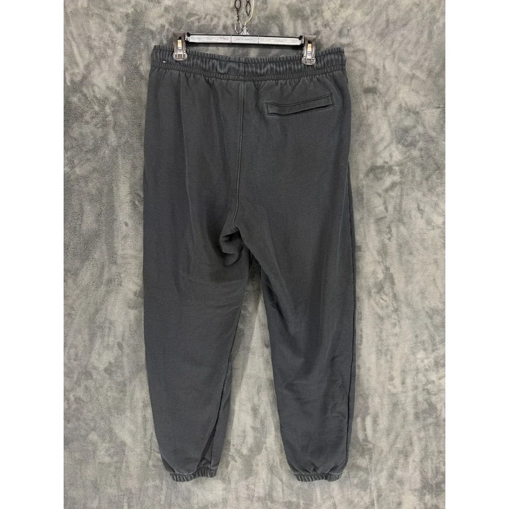 Jordan‎ Flight Fleece Pants Mens Large Black Washed Joggers DQ7468-010 Cotton
